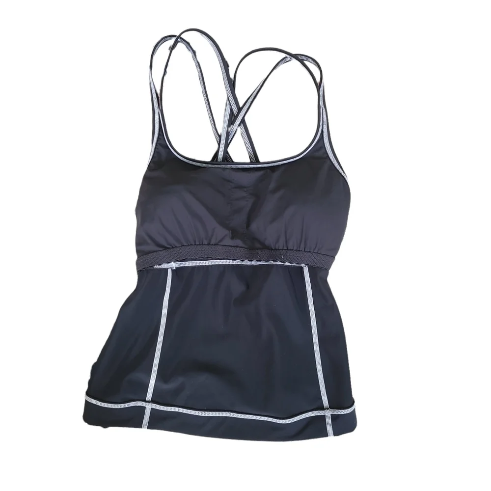 𝅺LANDS' End Top Stitch Tankini